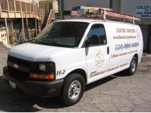 Electric Connection Work Van